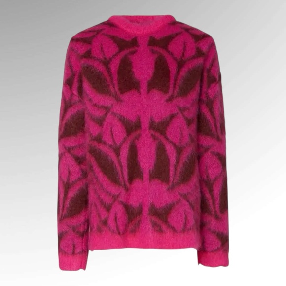 LA DoubleJ Sweaters - La DoubleJ Camden Jumper Bordeaux Fuchsia